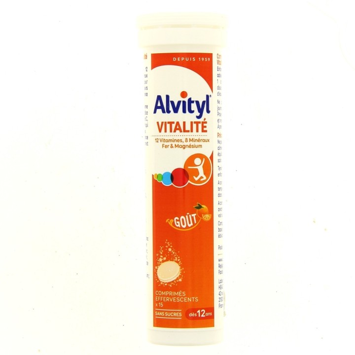 Alvityl effervescent - Urgo - Forme, vitalité