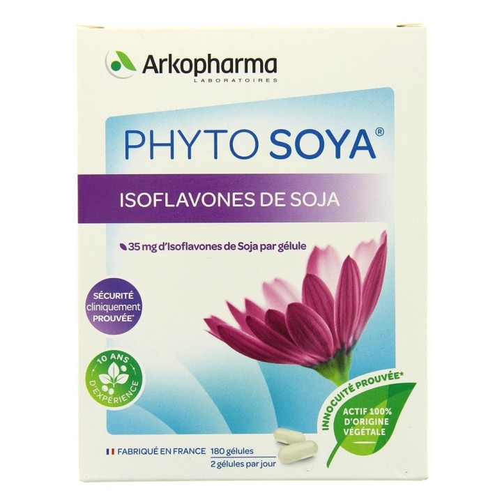 Phyto Soya 35mg - 180 gélules - Arkopharma - Illicopharma
