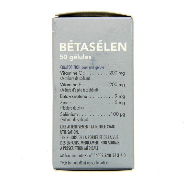 Betaselen 50 gélules - Arkopharma - Médicament Fatigue - IllicoPharma