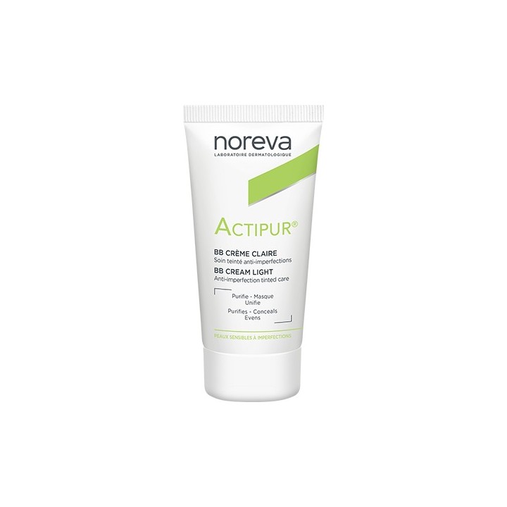 Actipur BB crème teinte dorée Noreva 30ml - Maquillage - Pharmacie IllicoPharma