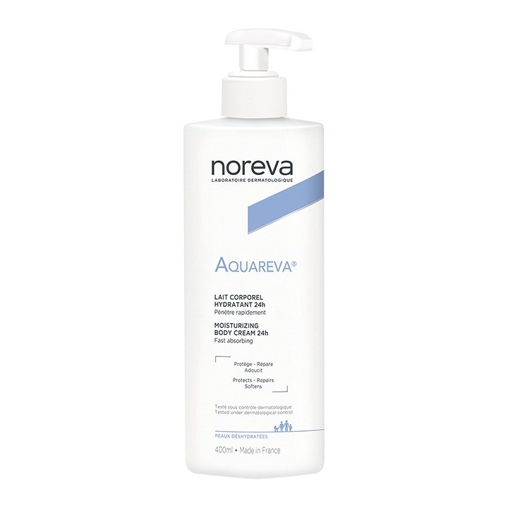 Aquareva Lait corps Noreva 400ml - Soins corps - Pharmacie en ligne IllicoPharma