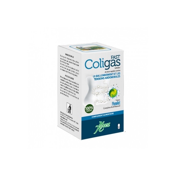 Coligas Fast x30 gélules - Aboca - Ballonnements & Tensions abdominales