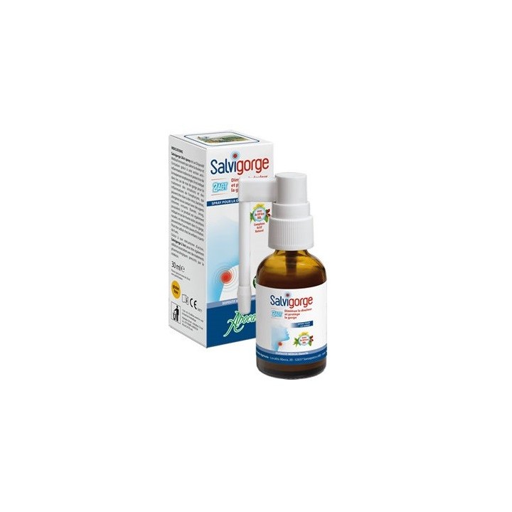 Salvigorge 2Act Spray buccal 30ml - Aboca - IllicoPharma