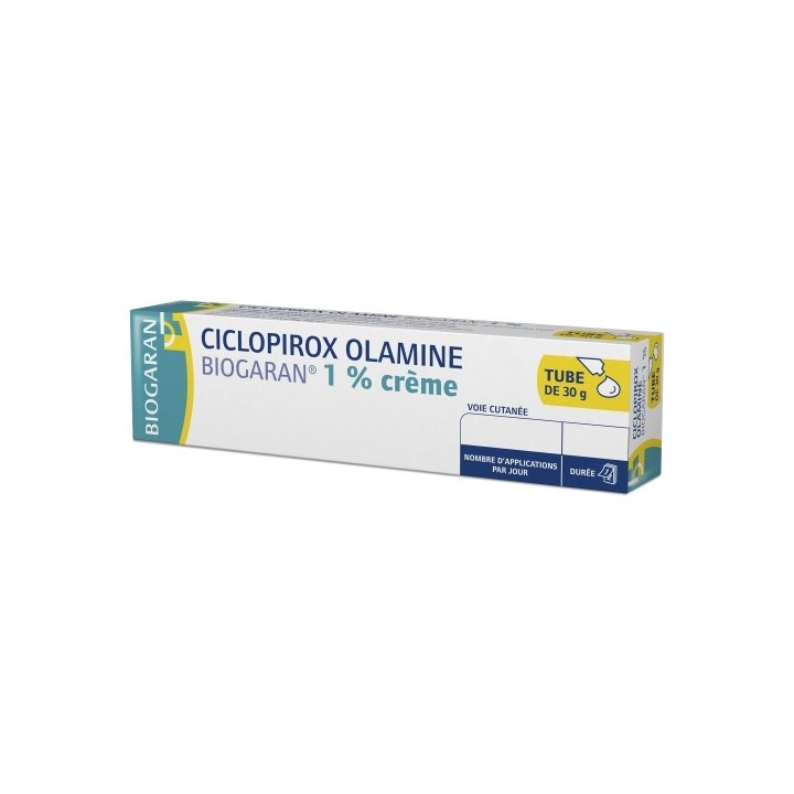 Ciclopirox Olamine Biogaran 1%, Médicament Mycoses - Pharmacie IllicoPharma