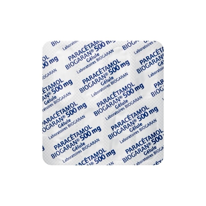 Paracétamol Biogaran 500mg 16gélules, Paracétamol, e-Pharmacie IllicoPharma