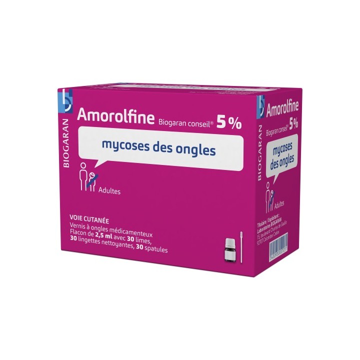 Amorolfine 5% Biogaran Conseil