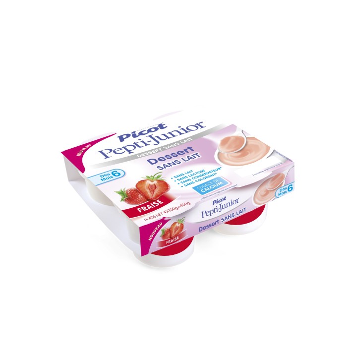 PICOT PEPTI JUNIOR - Dessert SANS LAIT Fraise