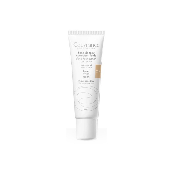 Fond de teint correcteur fluide beige 2.5 - Avene - Illicopharma