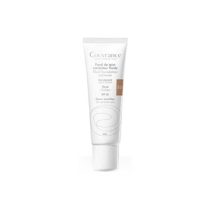 Fond de teint correcteur fluide doré 5.0 - Avene - Illicopharma