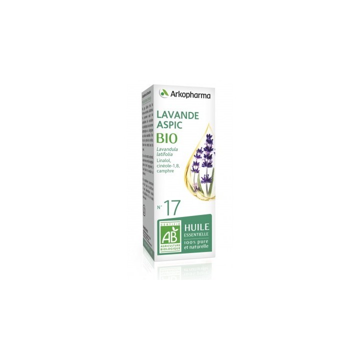 Huile essentielle lavande Aspic Bio - Arkopharma - IllicoPharma