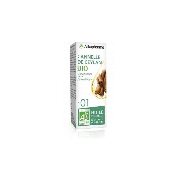 Huile essentielle Cannelle de Ceylan Bio - Arkopharma - IllicoPharma
