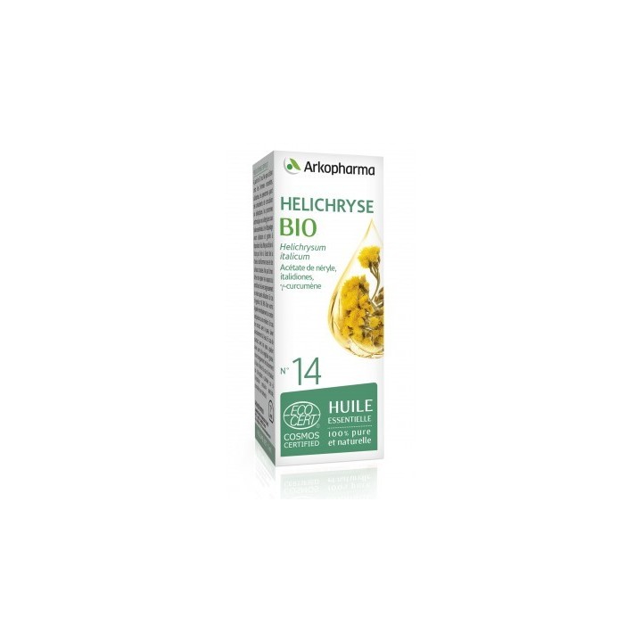 Huile essentielle Hélichryse 5ml bio - Arkopharma - IllicoPharma
