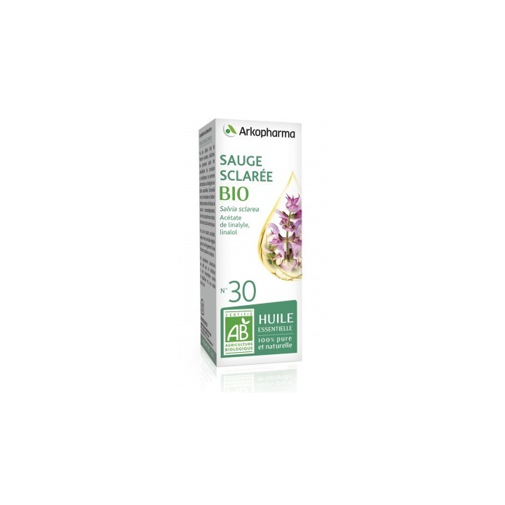Huile essentielle Sauge sclarée bio - Arkopharma - IllicoPharma