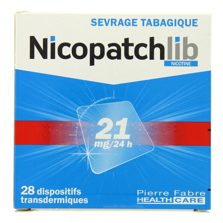 Nicopatch 21 mg Boîte de 28 patchs  - Arrêt du tabac - IllicoPharma