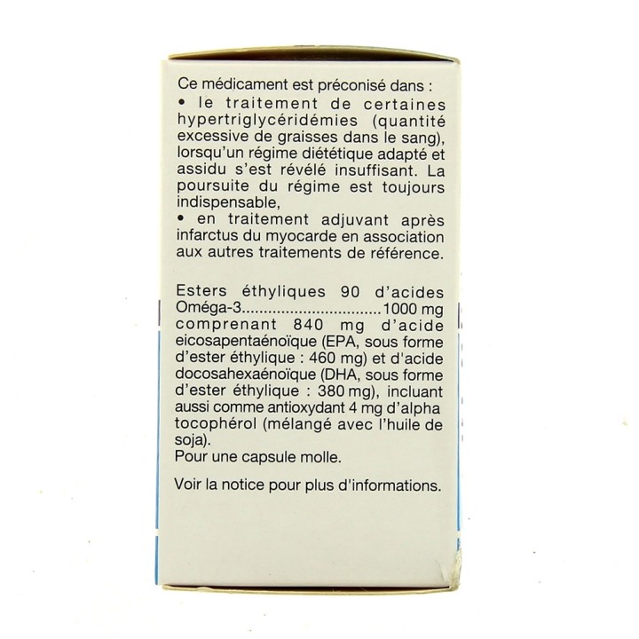 Omacor 28caps - Médicament Carence - e-pharmacie IllicoPharma