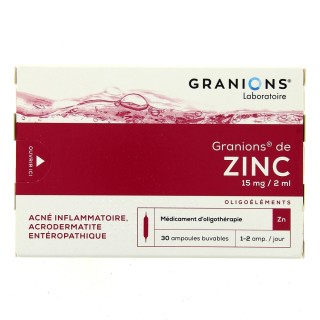 Granions de Zinc, Oligothérapie, Pharmacie en ligne IllicoPharma