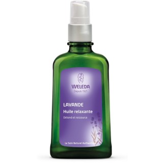 Huile relaxante à la lavande - Weleda - Massage - IllicoPharma
