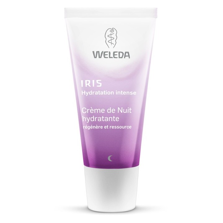Crème de nuit hydratante - Weleda - Soins réparateurs, peaux lésées - IllicoPharma
