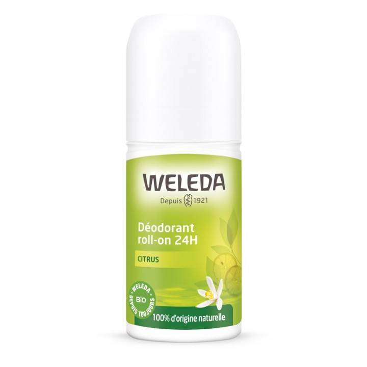 Déodorant roll-on 24h Citrus 50ml Weleda