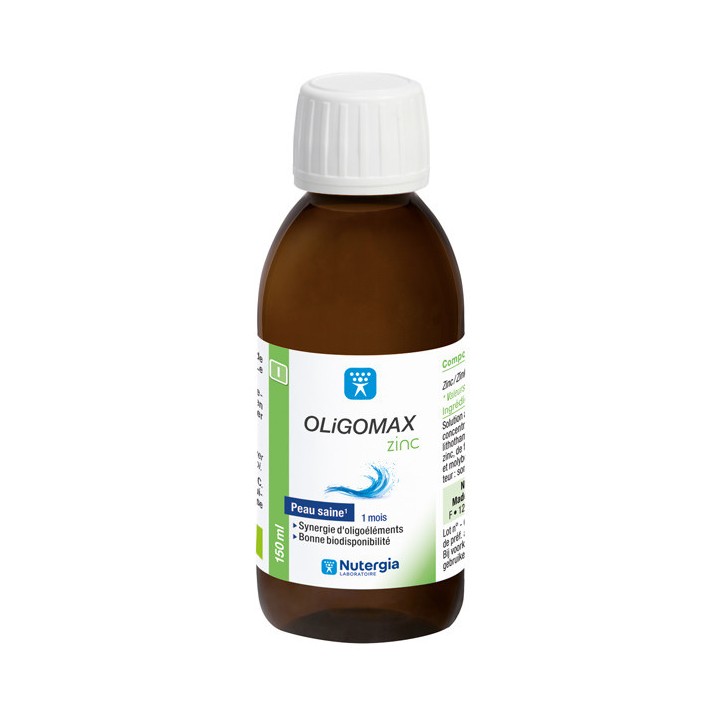 Oligomax Zinc 150ml Nutergia - IllicoPharma