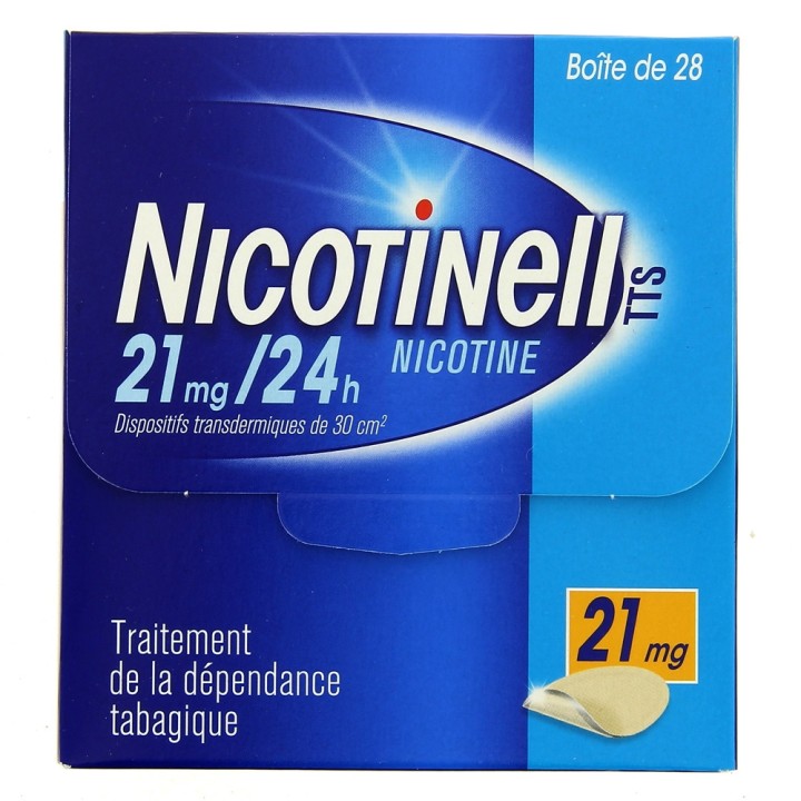 NICOTINELL TTS 21mg/24h Disp transderm 30cm² 28Sach-Patchs-IllicoPharma