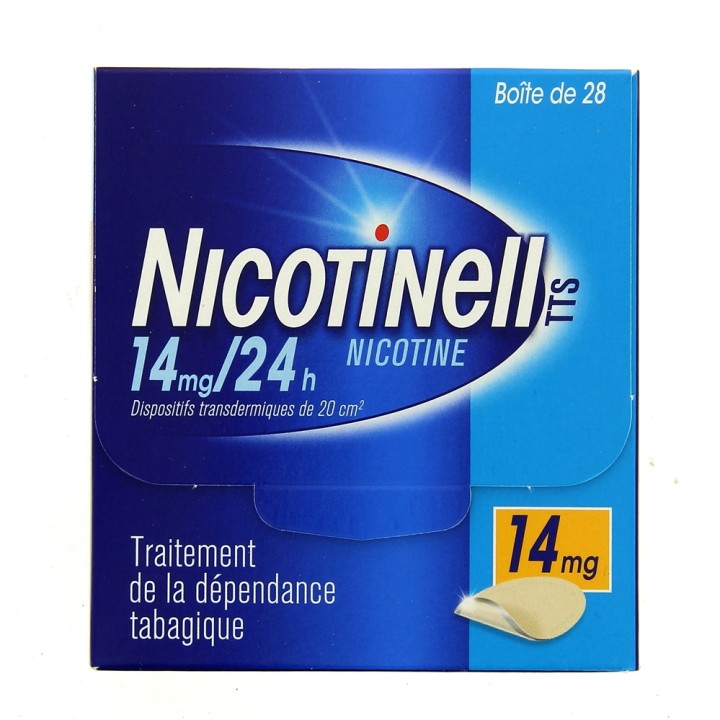 NICOTINELL TTS 14mg/24h Disp transderm 20cm² 28Sach-Patchs-IllicoPharma