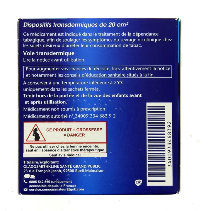 NICOTINELL TTS 14mg/24h Disp transderm 20cm² 28Sach-Patchs-IllicoPharma