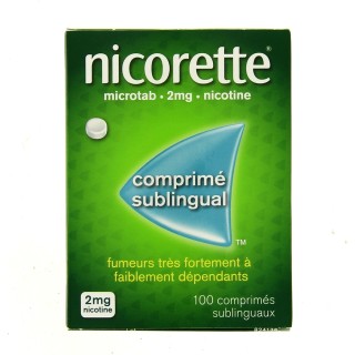 Nicorette Microtab 2mg - Arrêt du tabac - IllicoPharma