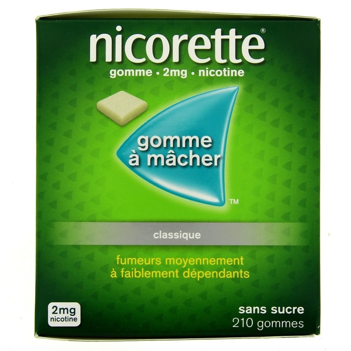 Nicorette 210 Gommes 2mg - Arrêt du tabac - IllicoPharma