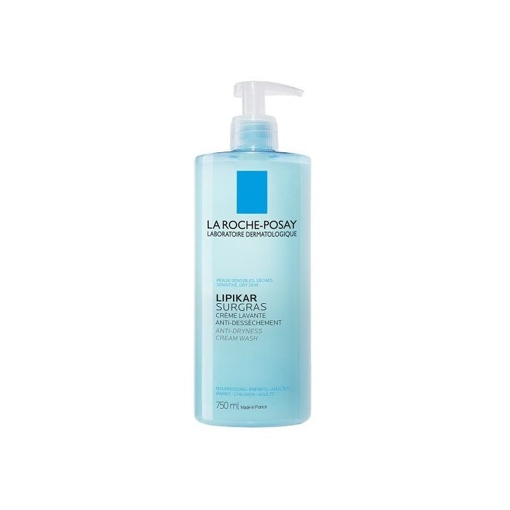 Lipikar Surgras Crème Lavante 750ml - La Roche Posay - Nettoyants - IllicoPharma