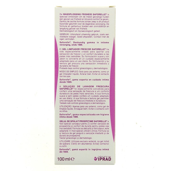 Saforelle Soin lavant Fraîcheur 100ml