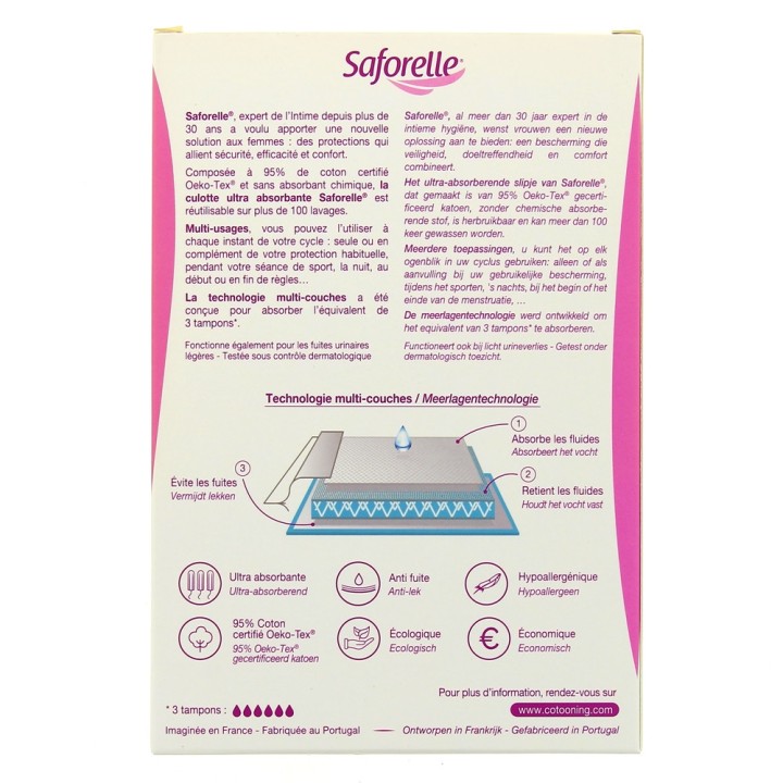 Saforelle Culotte Ultra absorbante