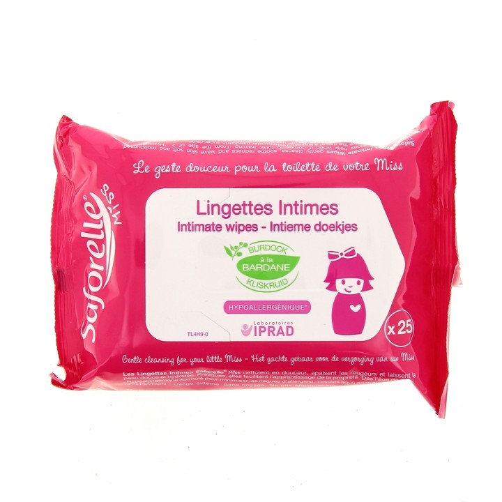 Lingettes intimes Saforelle Miss