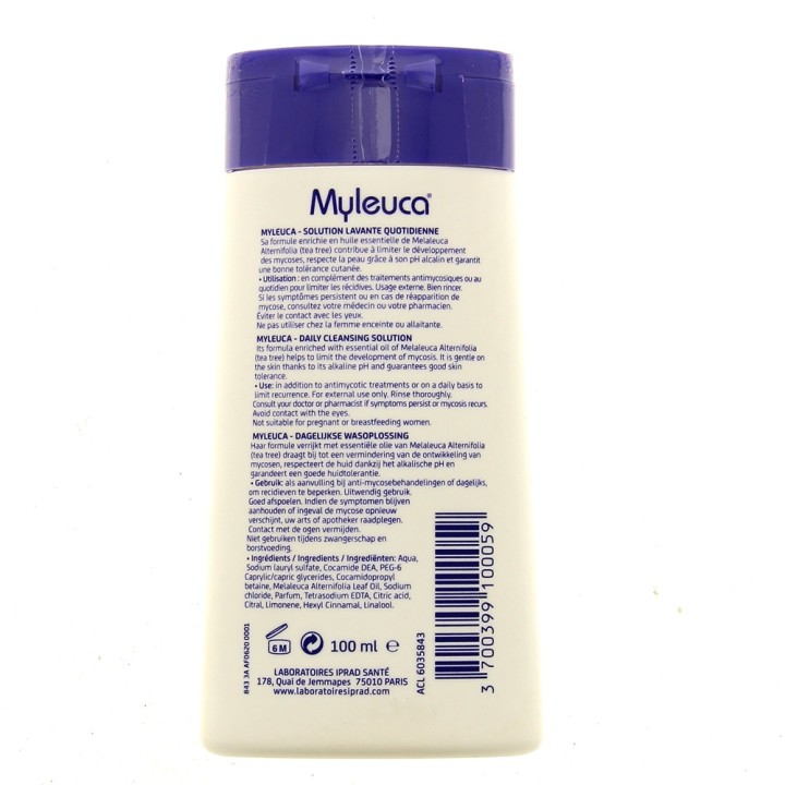 Myleuca solution lavante 100ml - Toilette intime - Pharmacie en ligne IllicoPharma