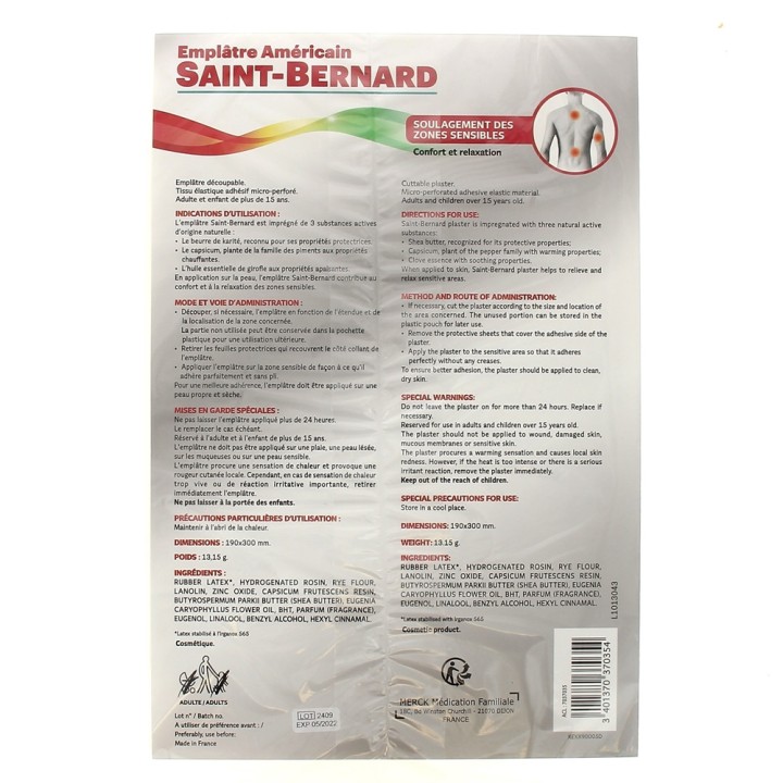 Emplâtre Saint-Bernard, Merck - Pharmacie IllicoPharma