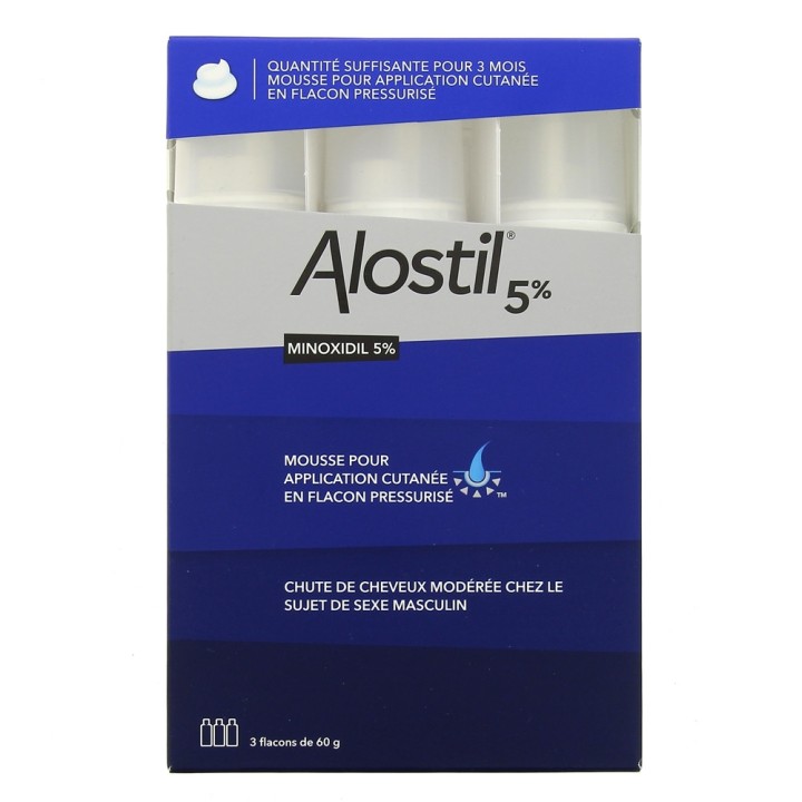 Alostil 5% Mousse - Chute des cheveux - IllicoPharma