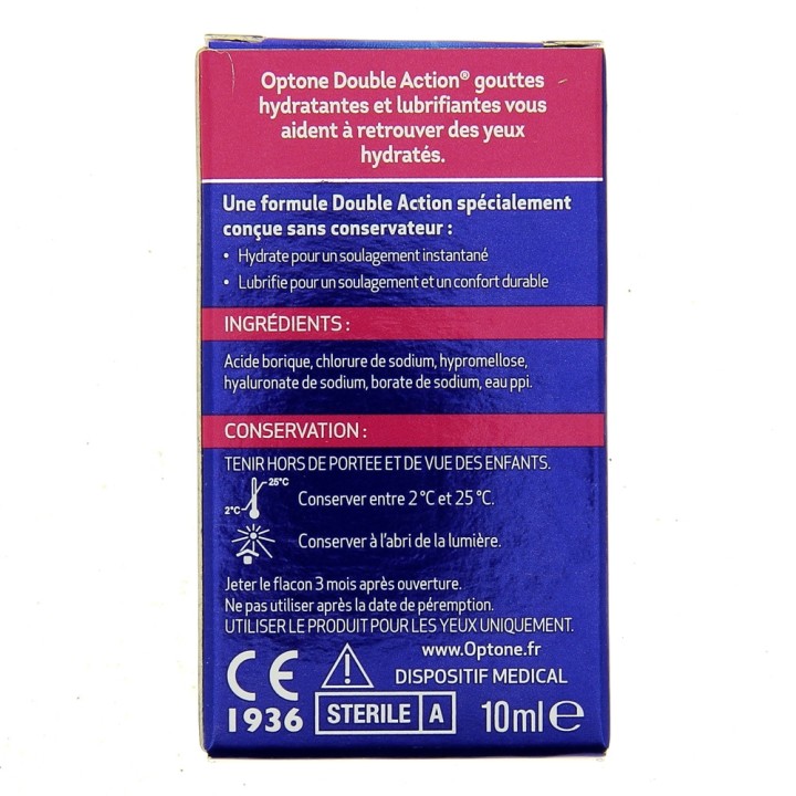 Optone Double Action Yeux secs