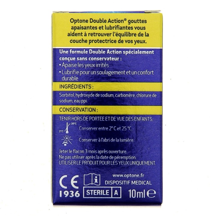 Optone Double Action Yeux irrités