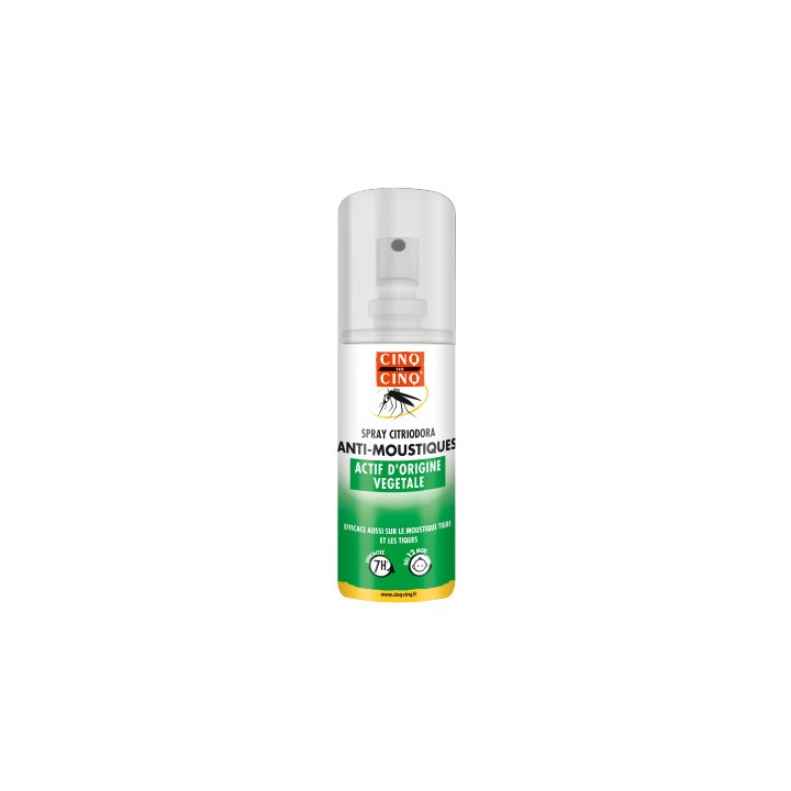 Spray Citriodora anti moustiques 100ml - Cinq sur Cinq - IllicoPharma