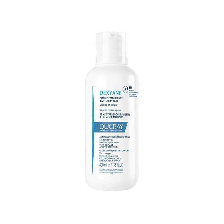 Dexyane Crème émolliente anti-grattage 400ml Ducray - Hygiène quotidienne - IllicoPharma