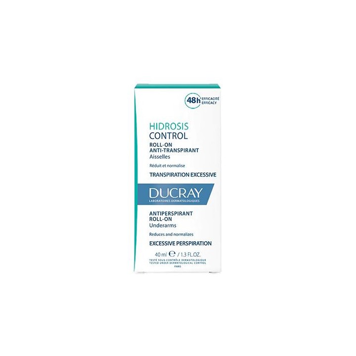 Hidrosis Control anti-transpirant aisselles - Roll-on 40ml - Ducray