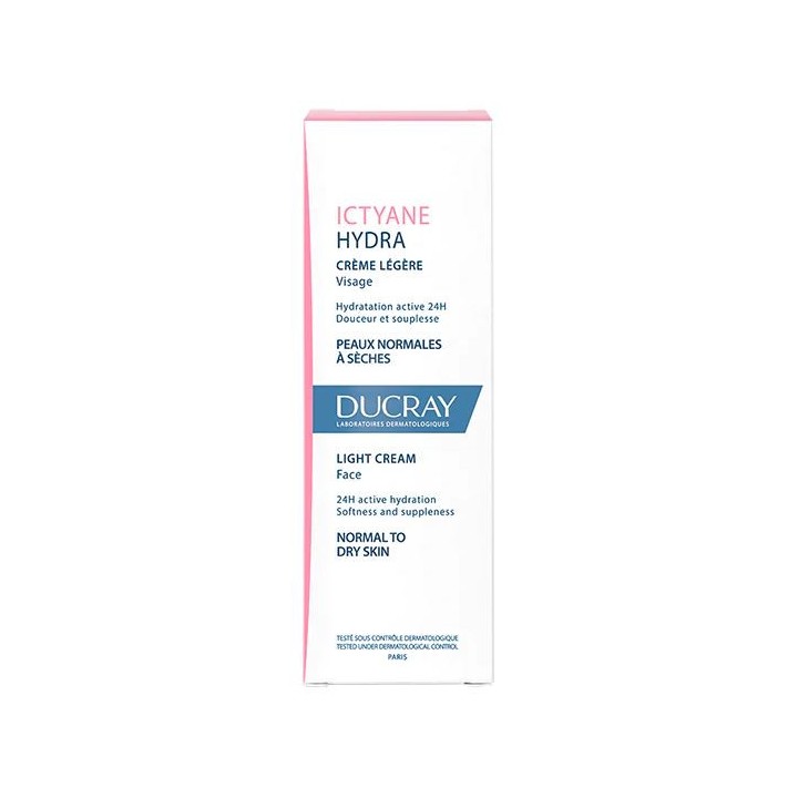Ictyane Hydra crème légère visage - Ducray - Soins hydratants et nourissants - IllicoPharma