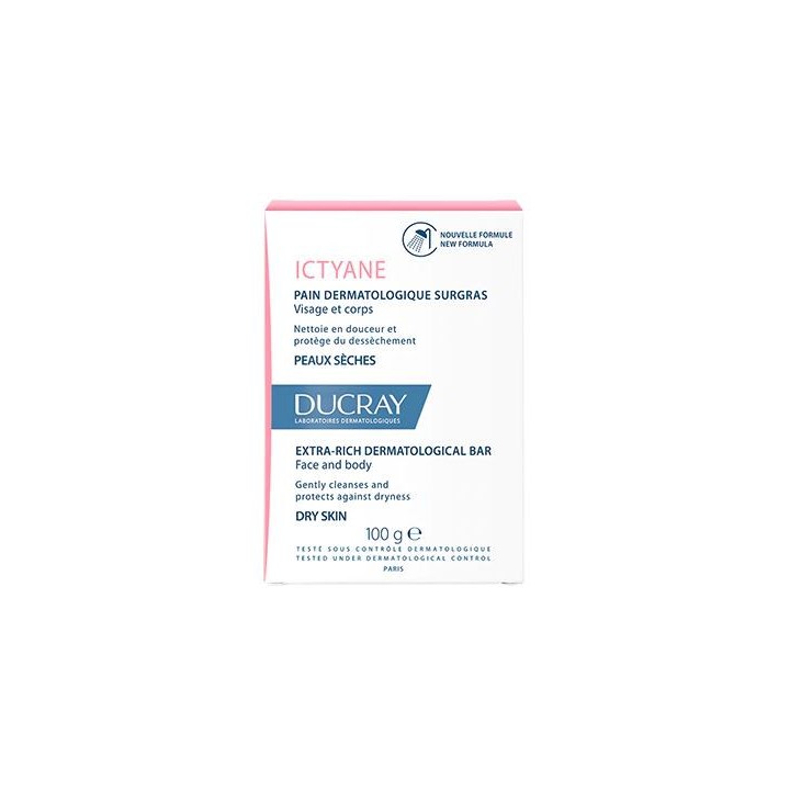 Ictyane Pain surgras 100g Ducray - Nettoyants, démaquillants - IllicoPharma