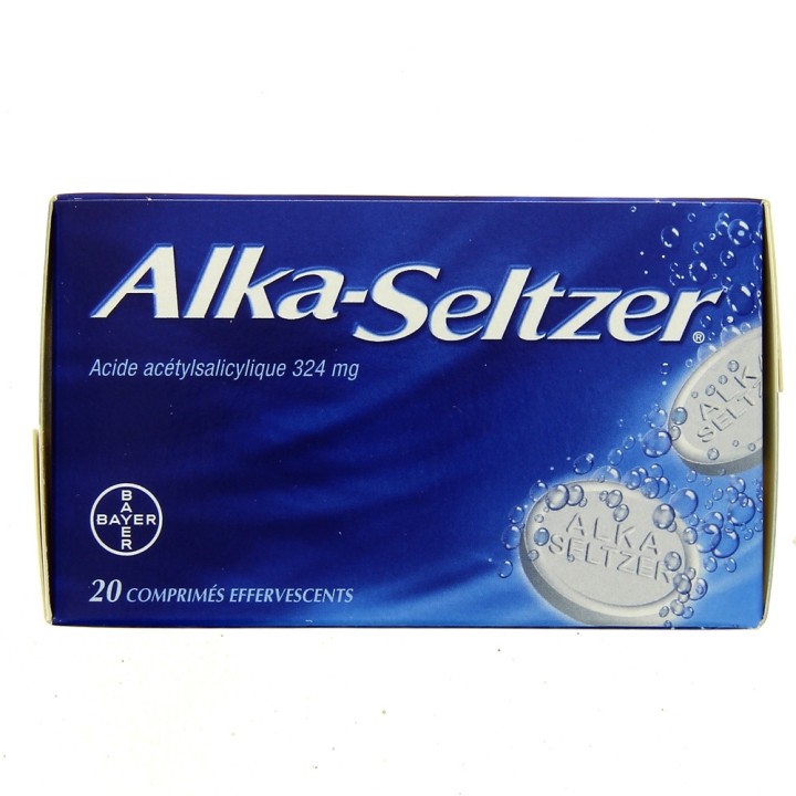 Alka Seltzer  20 Cpr effervescents, Aspirine - IllicoPharma