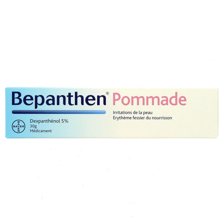 Bepanthen 5% Pommade 30g, Médicament Bébé a les fesses rouges - Pharmacie IllicoPharma