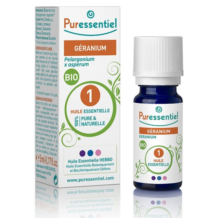 Géranium Bio Huile Essentielle Puressentiel 5ml