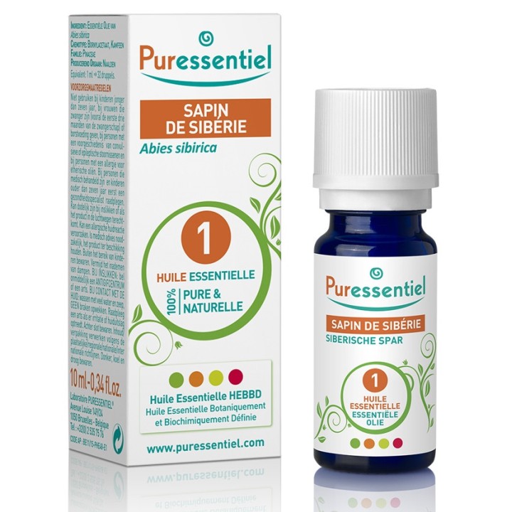 Sapin de sibérie Huile Essentielle Puressentiel 10ml