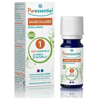 Sauge sclarée Bio Huile Essentielle Puressentiel 5ml