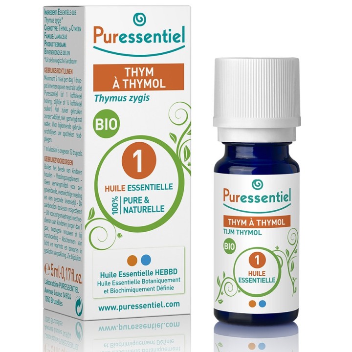 Thym à thymol Bio Huile Essentielle Puressentiel 5ml