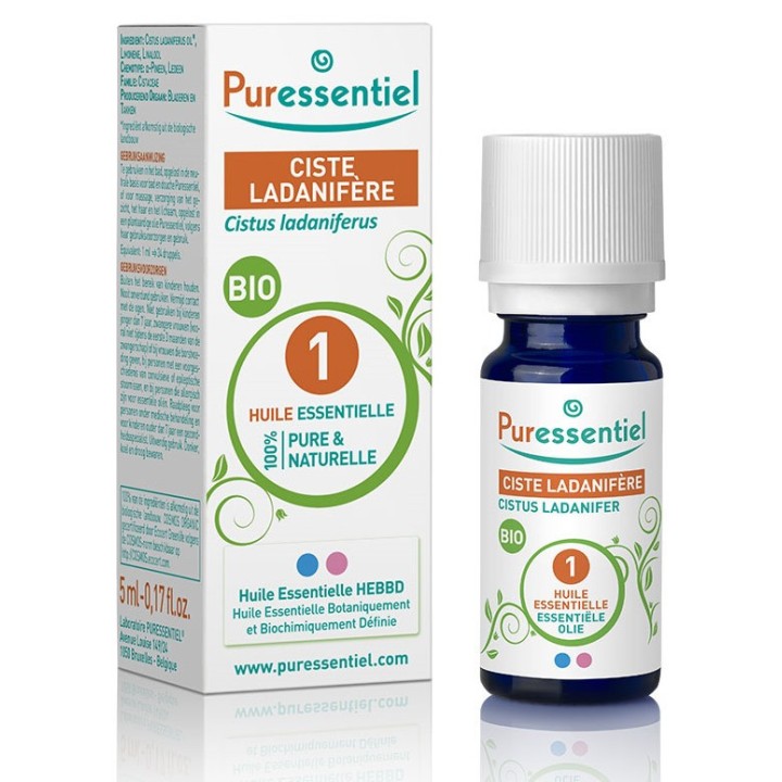 Ciste ladanifère Bio Huile Essentielle Puressentiel 5ml